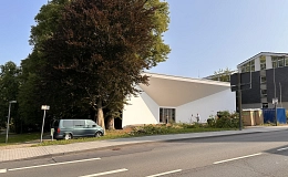 KulturForumBurscheid Baubeginn Neugestaltung Vorplatz am KulturForumBurscheid
